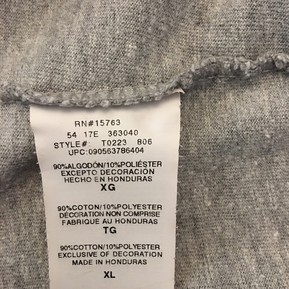 Champion Authentic Gray Logo Tee Men’s XL - Picture 6 of 7